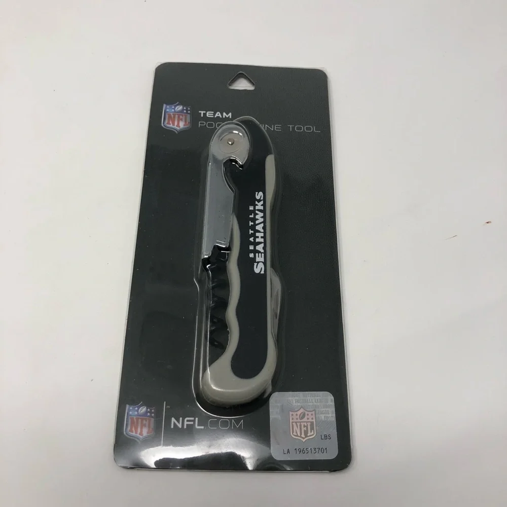 𝅺Seattle Seahawks Wine Bottle Opener 3 In 1 Tool